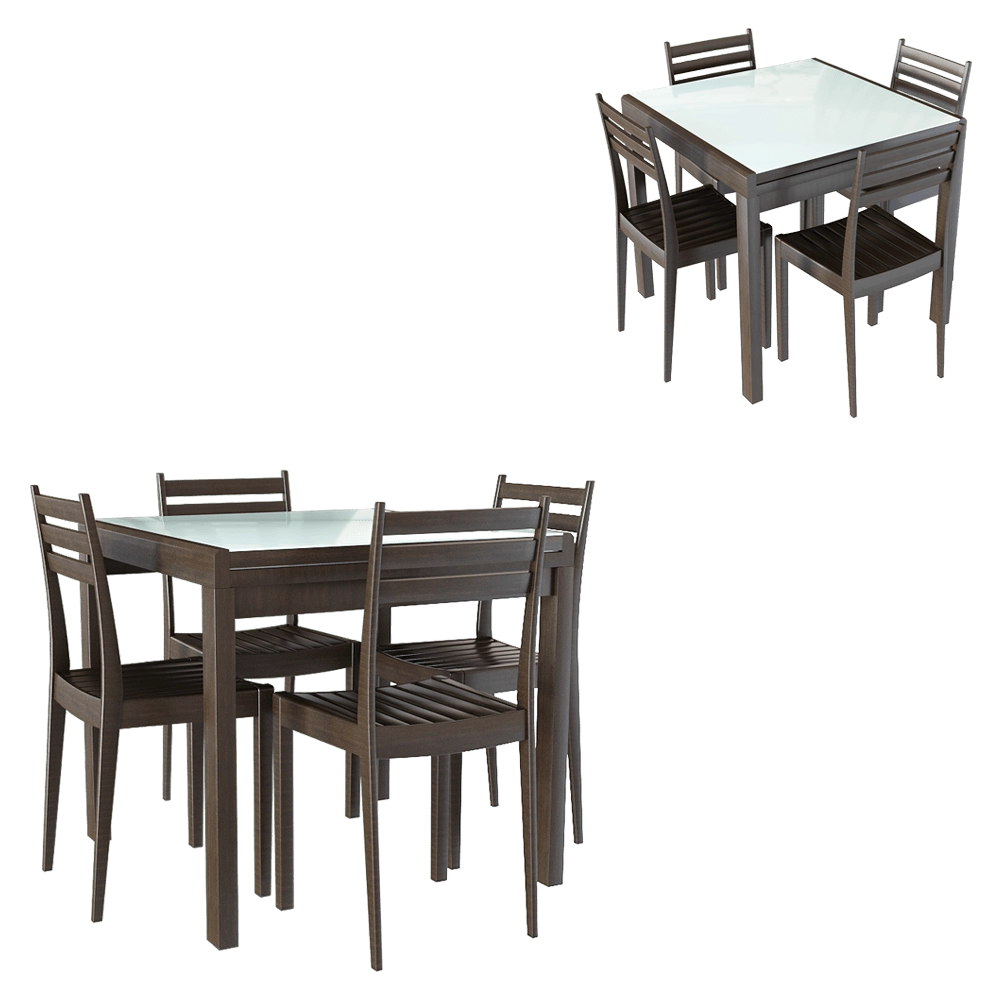 Svetlana Deryugina - Set Dining group 3D Model