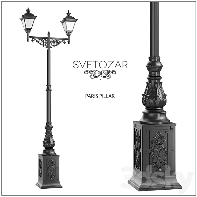 Svetozar Pillar "Paris" 3D Model