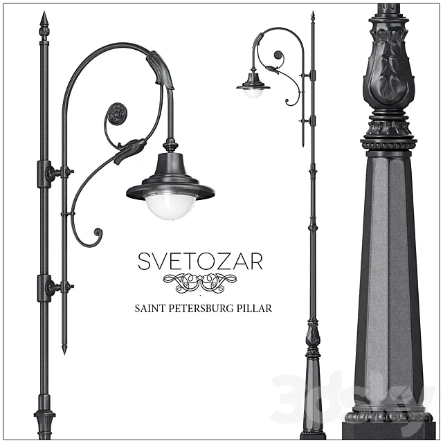Svetozar Pillar "Saint petersburg" 3DModel