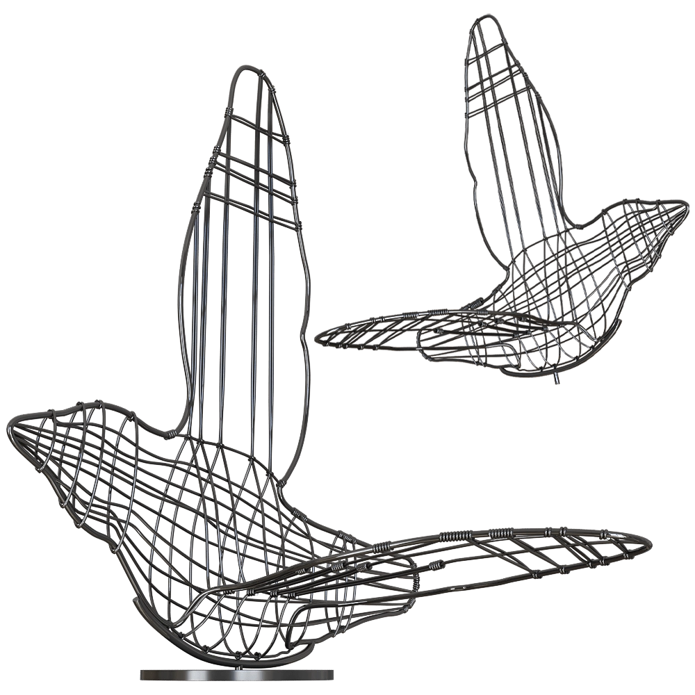 SVITANOK - Decorative item Flight shadows 2 3D Model
