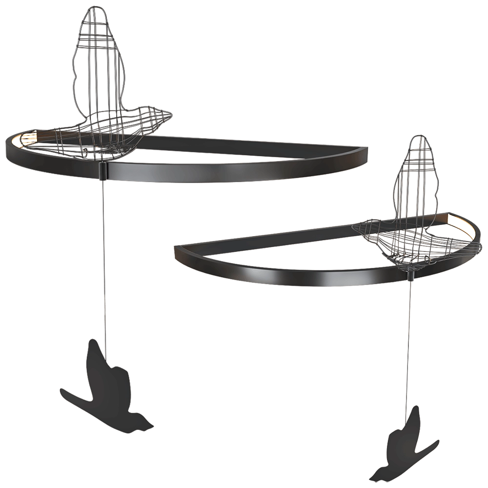 SVITANOK - Wall lamp Flight shadows 3D Model