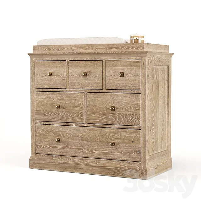 Swaddle chest 3D Model