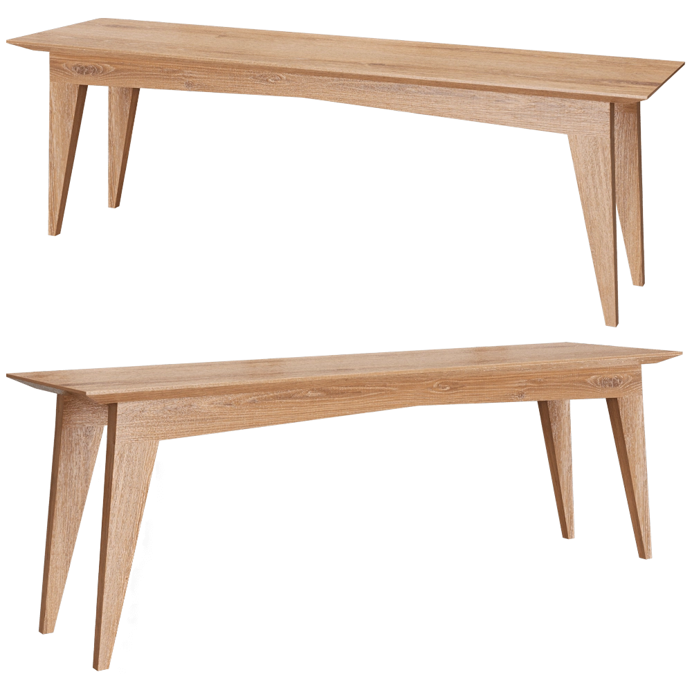 Swallow’s Tail Furniture - Bench ST 3D Model