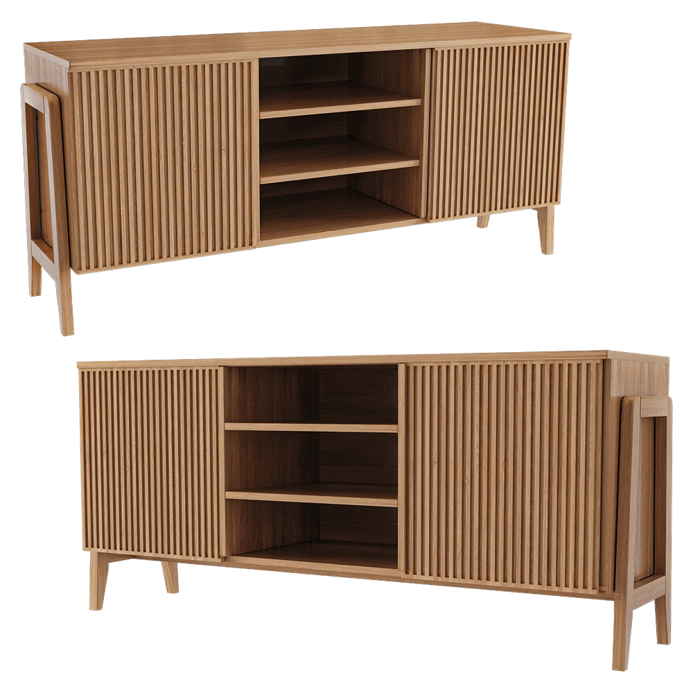 Swallow’s Tail Furniture - Cabinet Phab 3D Model