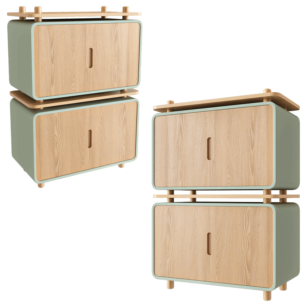 Swallow’s Tail Furniture - Sideboard Loop 3D Model