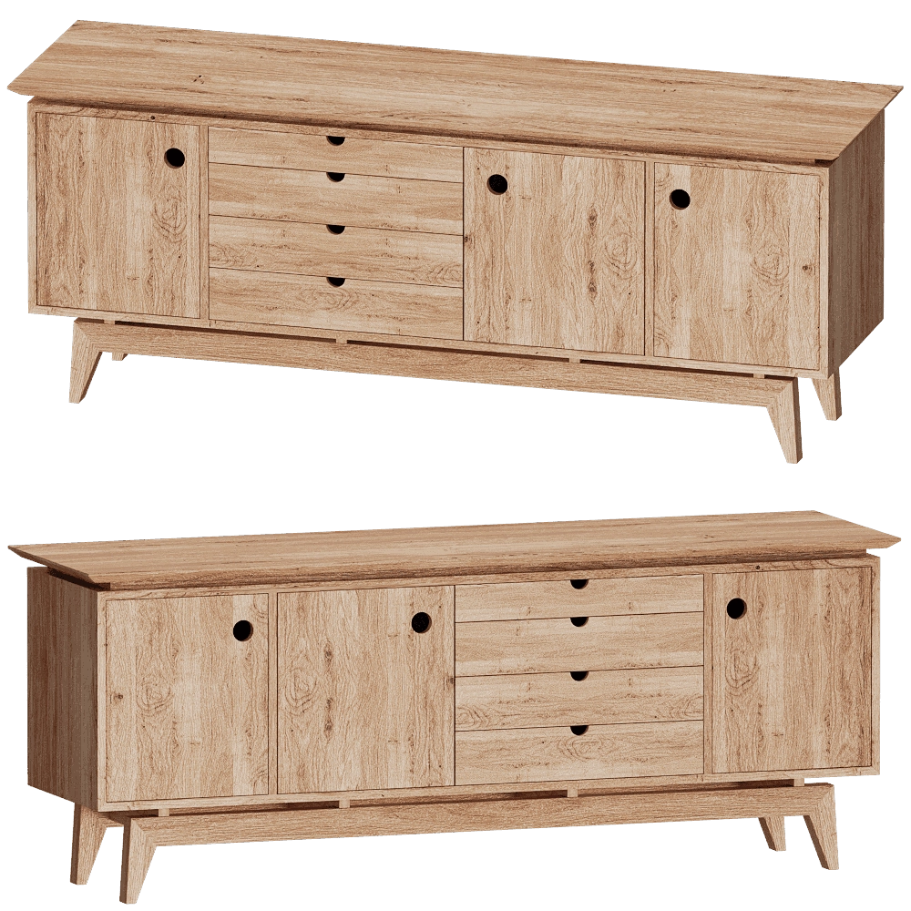 Swallow’s Tail Furniture - Sideboard ST Medium 3D Model