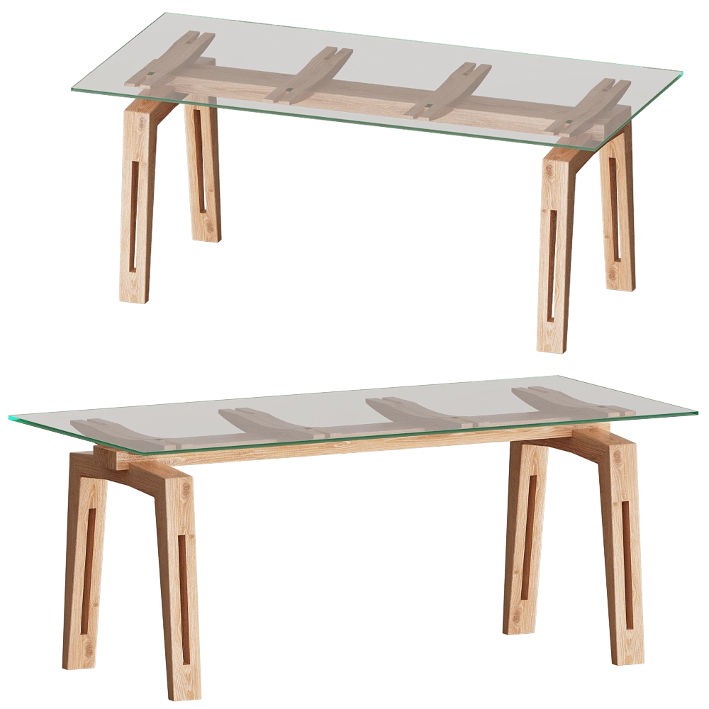 Swallow’s Tail Furniture - Table Tamazo AIR 3D Model