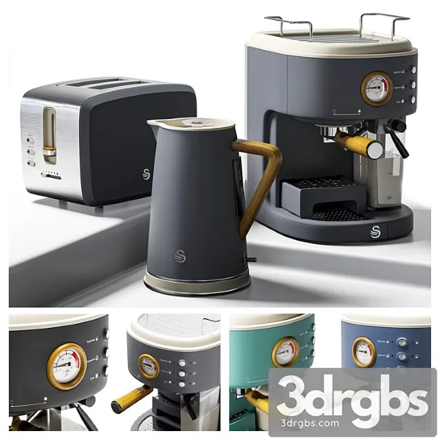 Swan Appliances Nordic 3D Model Free