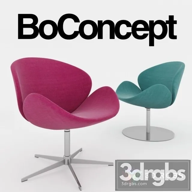 Swan Chair BoConcept 3D Model Free