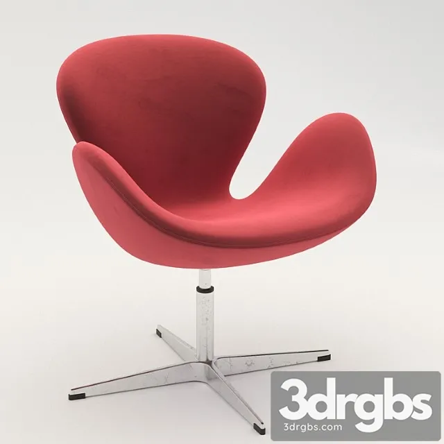 Swan Chair By Fritz Hansen 3D Model Free