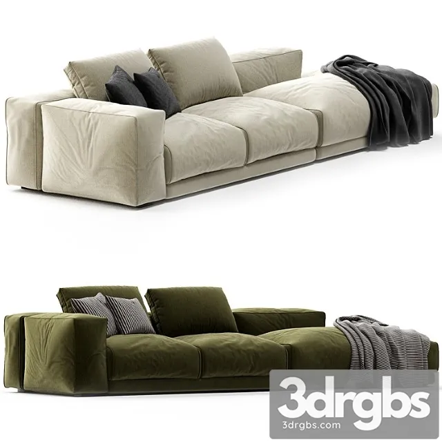 Swan Hills Lounge Corner Sofa 3 3D Model Free