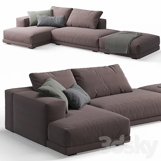 Swan Hills Lounge Corner Sofa 3DModel