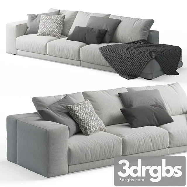 Swan hills lounge sofa 3 3D Model Free