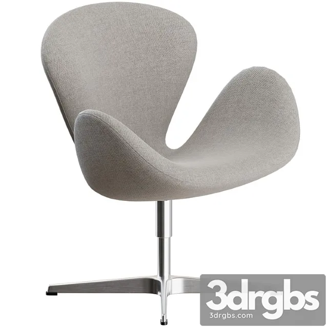 Swan Lounge Chair By Fritz Hanzen 3D Model Free