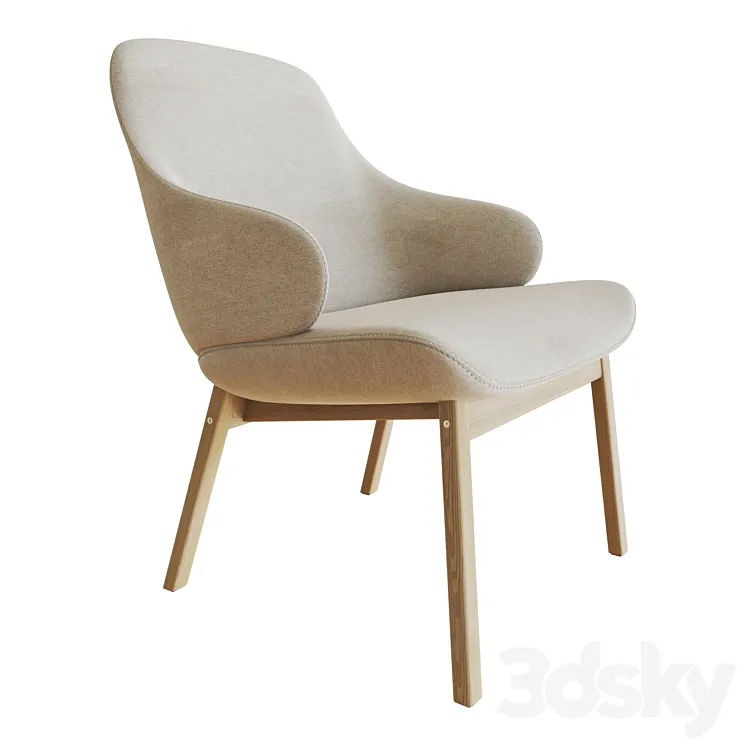 Swedese Amstelle easy chair 3D Model Free