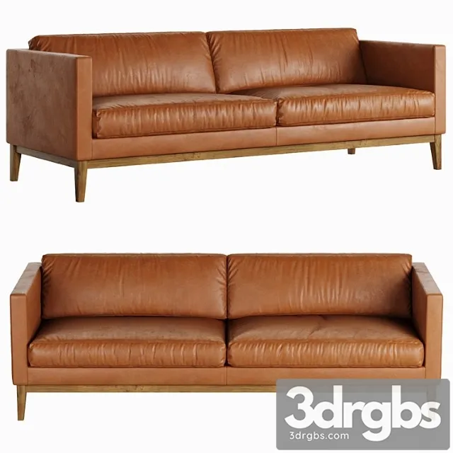 Swedese madison leather sofa 2 3D Model Free
