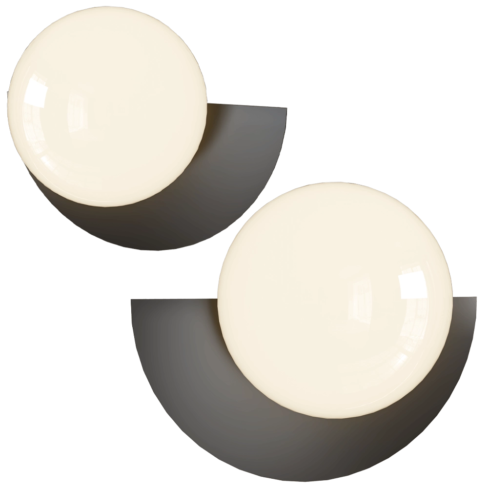 SWEDISH NINJA - Wall lamp CANDY BIG CIRCLE 180 L 3D Model