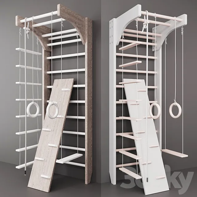 Swedish wall 3D Model