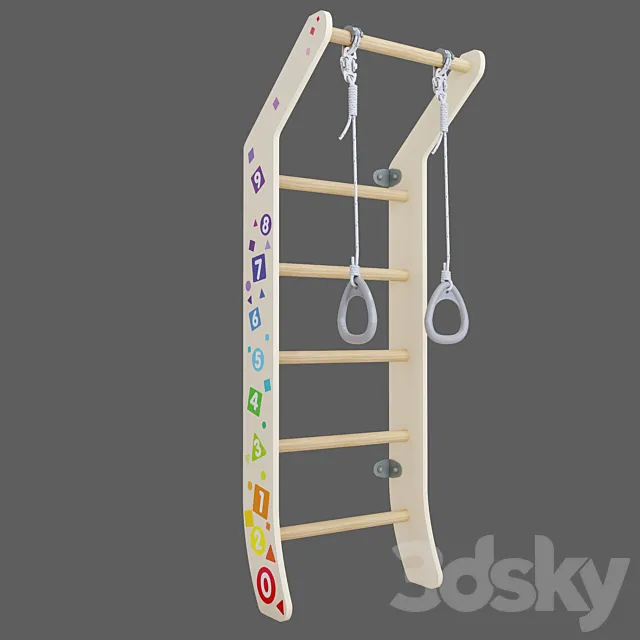 Swedish wall ROMANA Eco 3 Luna 3D Model