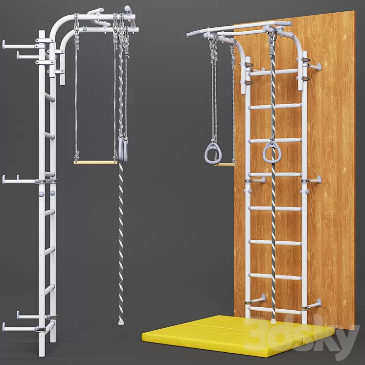 Swedish wall ROMANA Next Pastel 3D Model