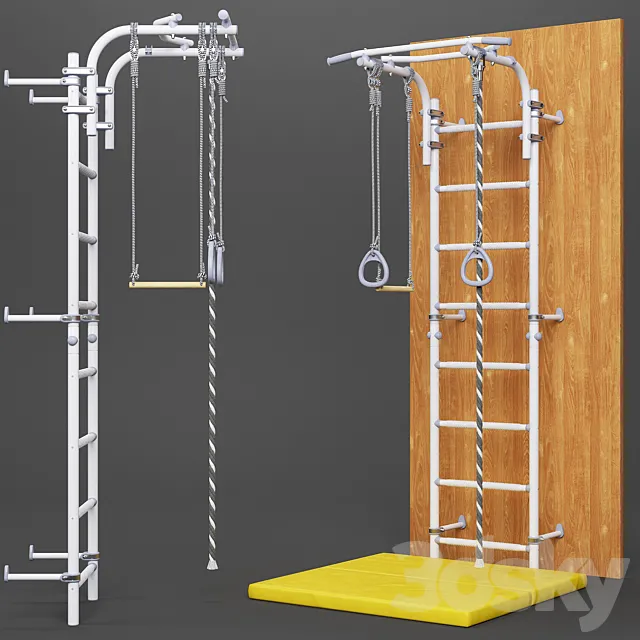 Swedish wall ROMANA Next Pastel 3DModel