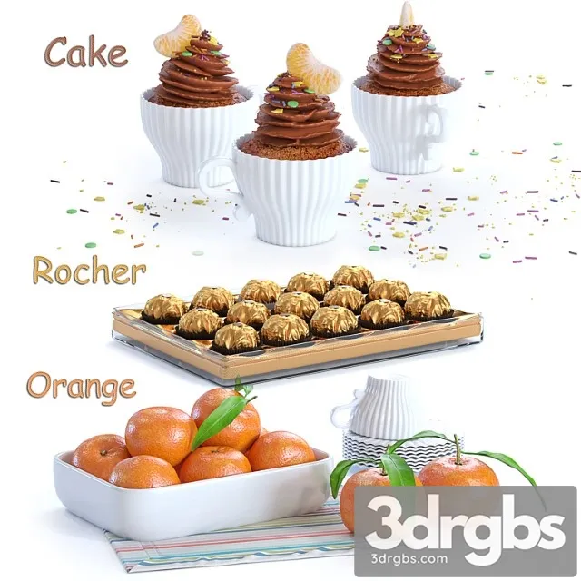 Sweet set 1 3D Model Free