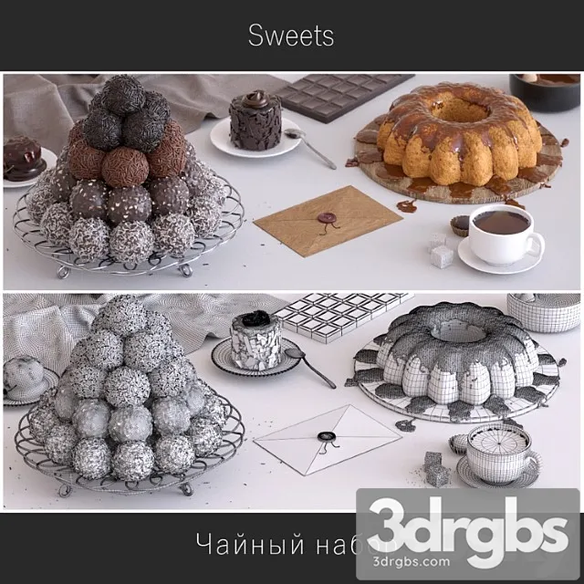 Sweets 3D Model Free