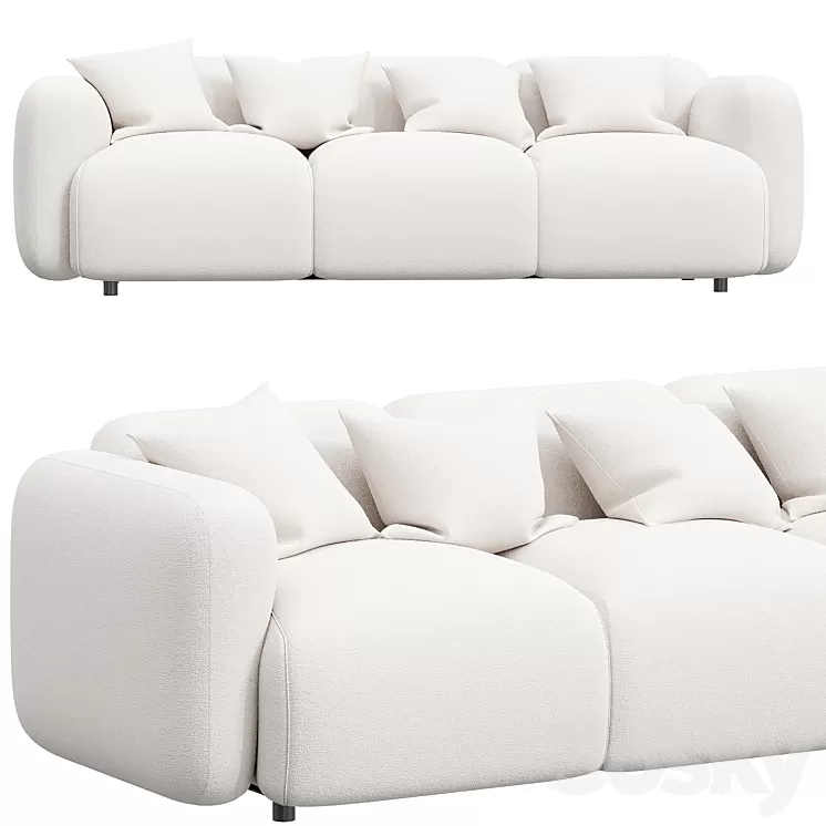Swell Sofa 3 seater 3D Model