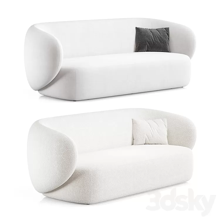 Swell Sofa 3 Seater By Grado Design 3D Model Free