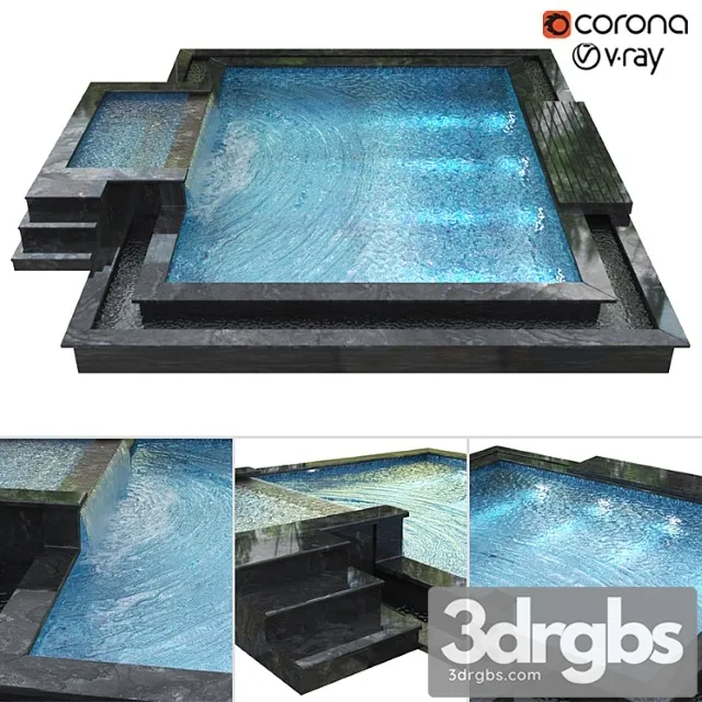 Swimming pool 004 3D Model Free