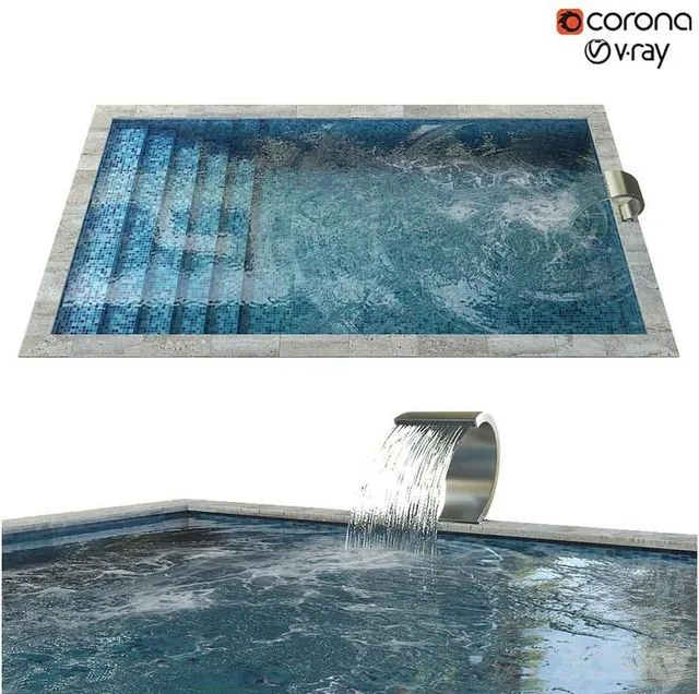 Swimming pool 010 3D Model