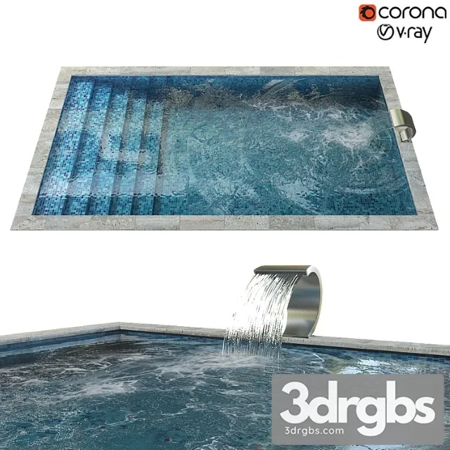 Swimming Pool 010 3D Model Download
