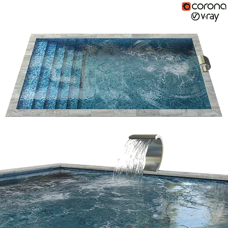 Swimming pool 010 3D Model