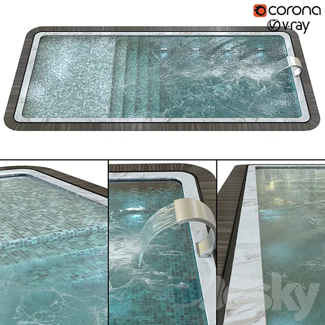 Swimming Pool 018 3D Model