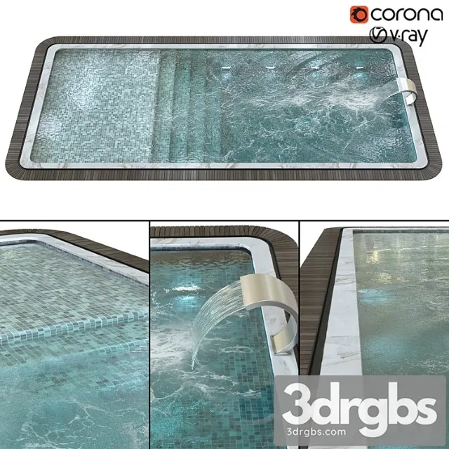 Swimming pool 018 3D Model Free