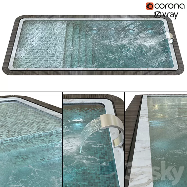 Swimming Pool 018 3D Model