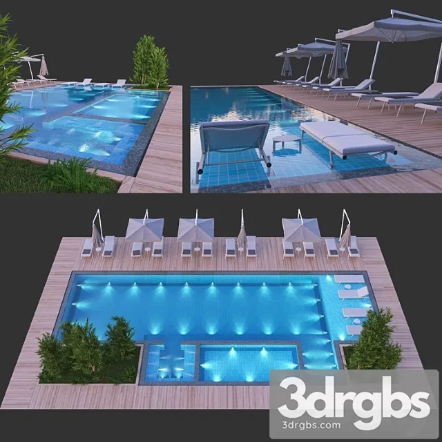 Swimming Pool 2 3D Model Free