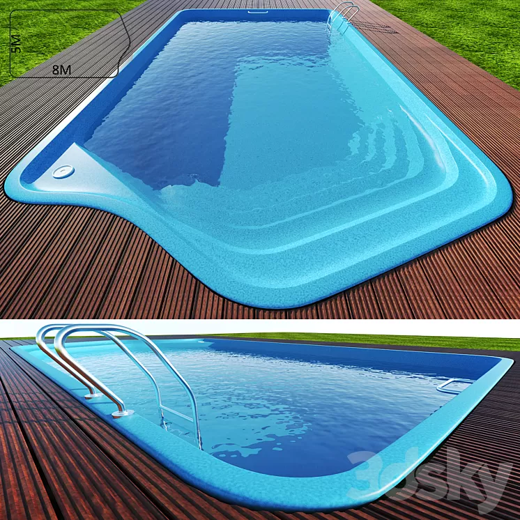 SWIMMING POOL 2 3D Model
