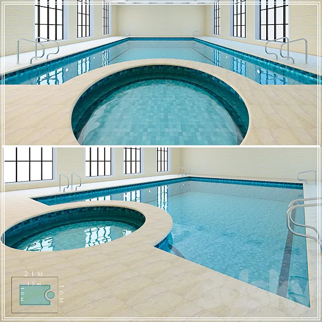 SWIMMING POOL 3 3D Model