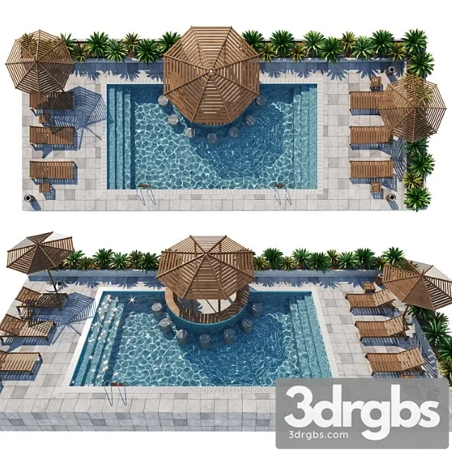 Swimming pool 41 3D Model Free