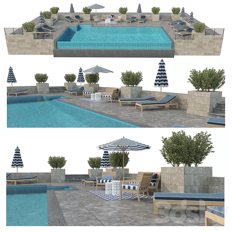 Swimming Pool # 7 3D Model
