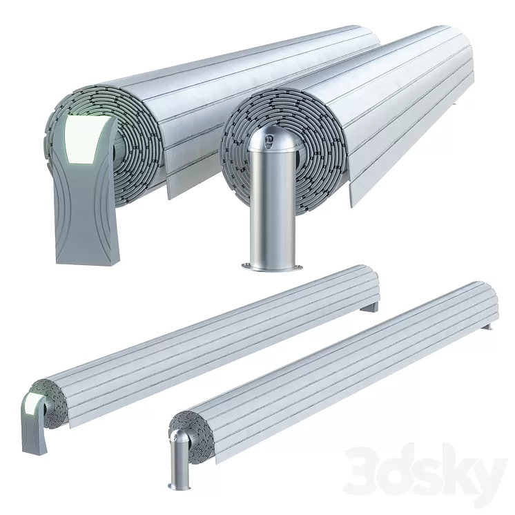 Swimming pool rollets 3D Model