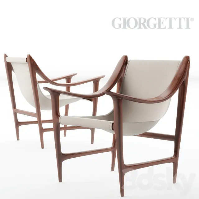 Swing Armchair by Giorgetti 3DModel