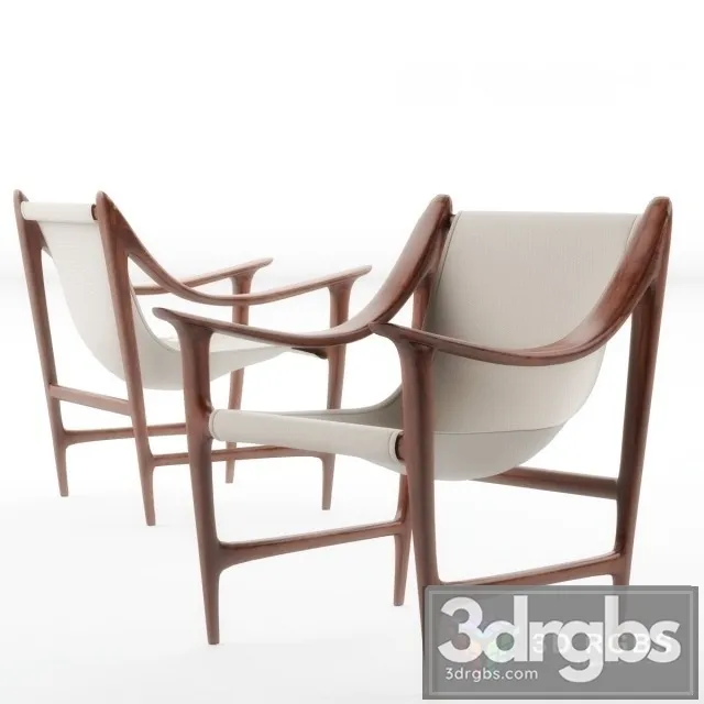 Swing Armchair Giorgetti 3D Model Free