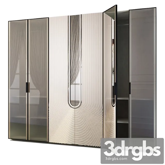 Swing cabinet for clothes lexus. wardrobe by medusa home 3D Model Free