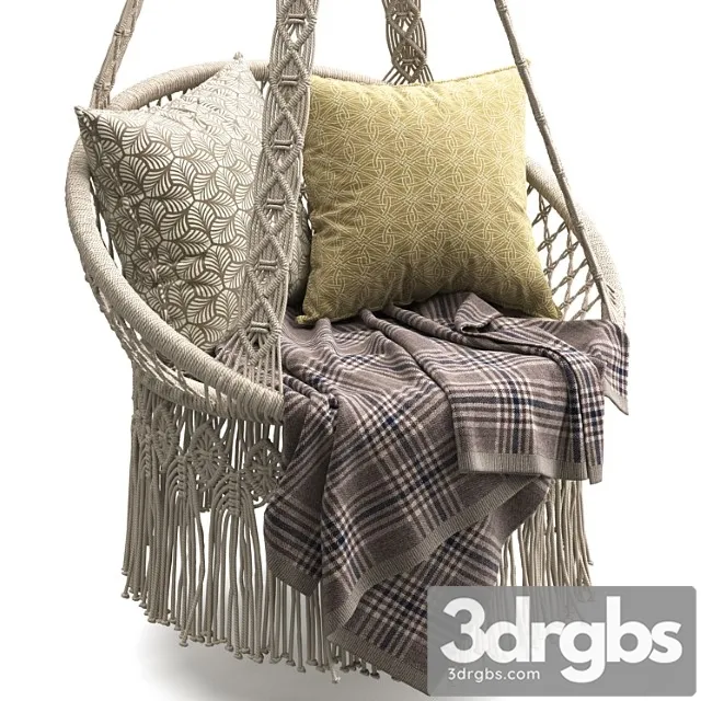 Swing chair creme brulee