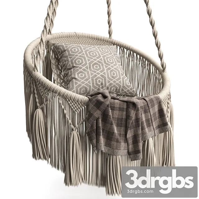 Swing chair imperial 3D Model Free