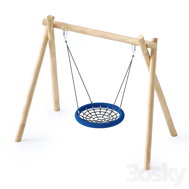 “Swing “”Nest”” Kompan Robinia” 3D Model