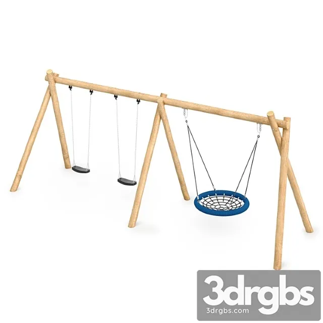 Swing Robinia Kompan Standard Socket 3D Model Download