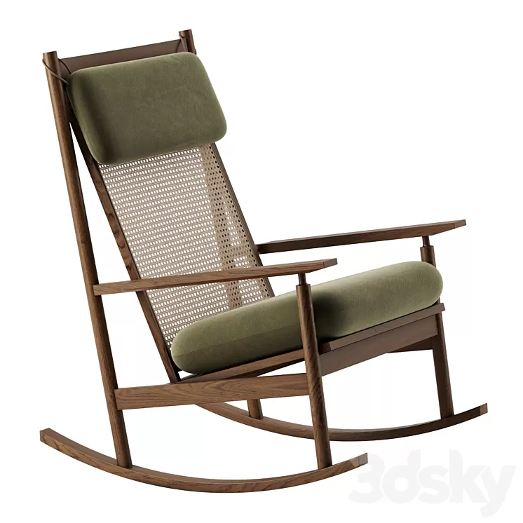 Swing rocking chair by Warm Nordic 3D Model Free
